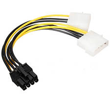 Перехідник molex 8 pin PCI-E адаптер живлення