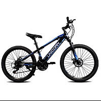 Горный подростковый велосипед Unicorn Brisk 24 дюйма с рамой 15 дюймов Синий