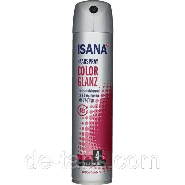 Isana Color Glanz лак для фарбованого волосся ступінь фіксації 4