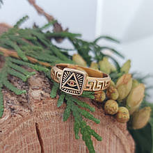 Перстень Всевидюче око або промені творця — масонський символ, перстень, печатка, кільце