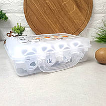 Контейнер для зберігання та транспортування на 12 яєць, фото 5