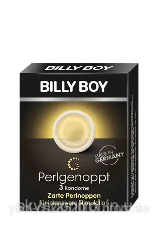 Презервативи BILLY BOY Rot Perlgenoppt (3 шт), фото 2