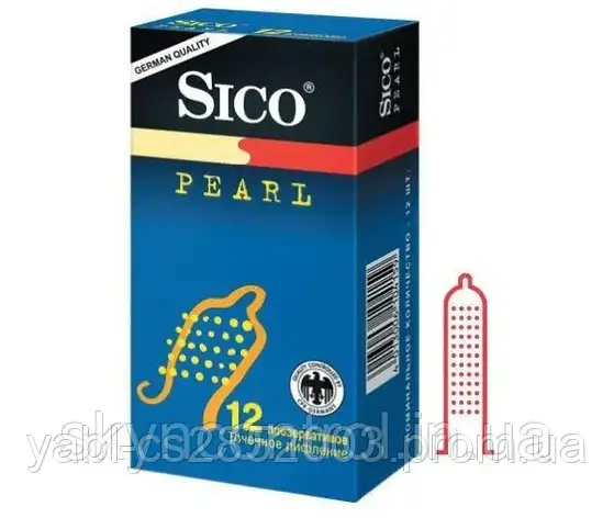 Презервативи SICO Pearl (3 презерватива), фото 2