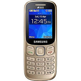 Мобільний телефон Samsung B313 Gold DUOS 1000 мАч Англійська розкладка, англійське меню
