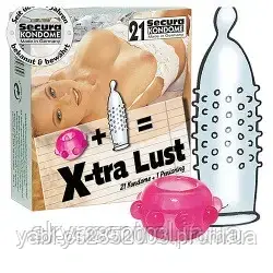 Презервативи Secura X-tra Lust (21 шт)., фото 2