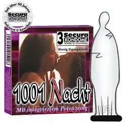 Презервативи Secura 1001 ніч (3 шт.)