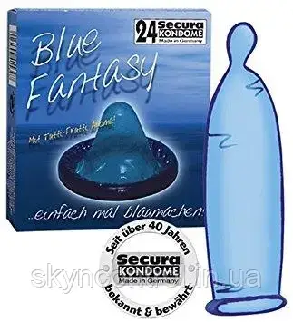 Презервативи Secura Blue Fantasy (3 шт)., фото 2