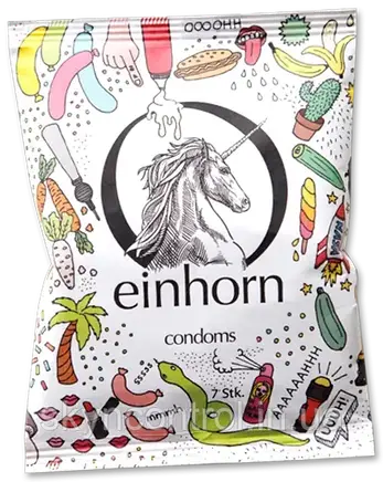 Презервативи Einhorn UUUH!VEGAN Penisgegenstonende Kondome LIMITED (7 шт)., фото 2