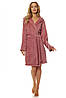 Короткий жіночий халат L&L 2119 old Rose, фото 2