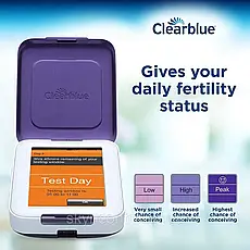 Монітор фетильності Clearblue, сенсорний екран, допомагає швидше завагітніти, фото 3
