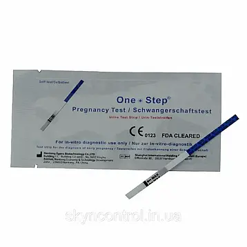 One Step ® 10 високочутливих 10-мілітрових тест-сок для тестування на вагітність,тести 6-дней, фото 2