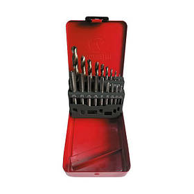 Набір мітчиків та свердел INTERTOOL SD-8100, набір мітчиків з кейсом 18 од., інструменти для різблення