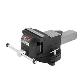 Лещата слюсарні INTERTOOL HT-0087,Лещата слюсарні поворотні,Слюсарні поворотні лещата, Лещата для закріплення заготовок pwtl