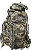 Військовий рюкзак анатомічний великий штурмовий забарвлення піксель на 80 літрів, фото 3