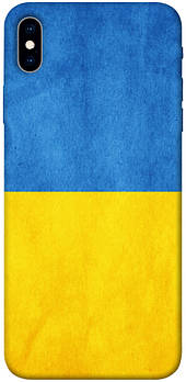 Чохол з патріотичним дизайном (прапор України) TPU Print Ukrainian Flag для iPhone Xs Max