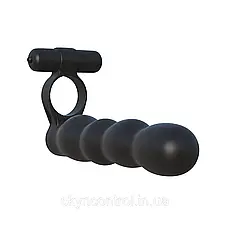 Вібронасадка з анальним фаллоімітатором і вібрація Posable Partner Double Penetrator, фото 2