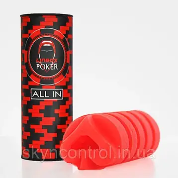 Мастурбатор ротик Lingox Poker Spade Edition, фото 2