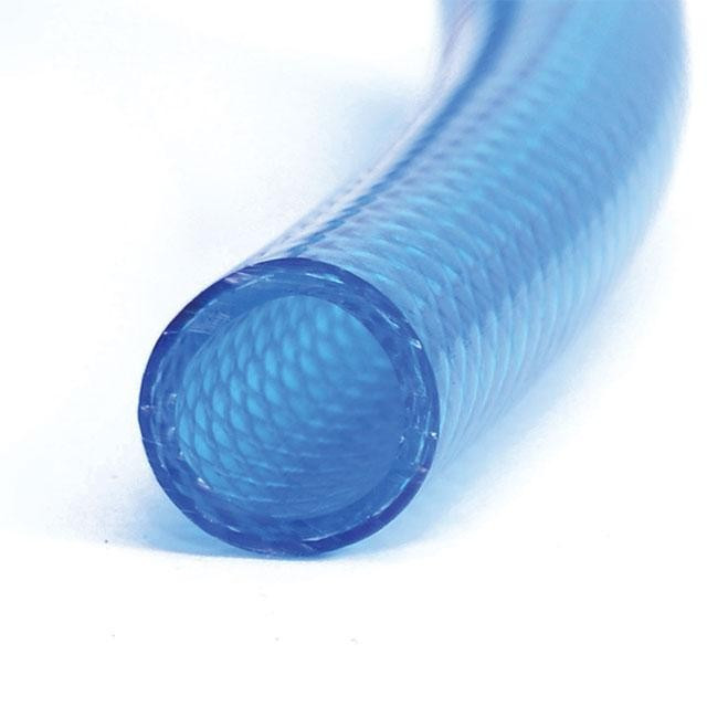 Шланг для води тришаровий, синій, у відрізках по 100м, 12ммx2ммx100м, армований PVC INTERTOOL GE-4057 - фото 2 - id-p1673008737