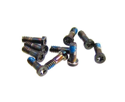 Гвинти для Apple iPhone 6/6 Plus/6s/6s Plus темно-сірі, зовнішні нижні (10 шт), фото 1