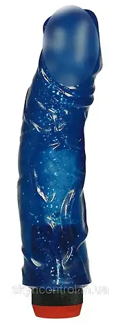 You2Toys Viбратор Big Jelly Blue, фото 2