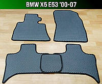 ЕВА коврики BMW X5 E53 '00-07. EVA ковры БМВ Х5 е53