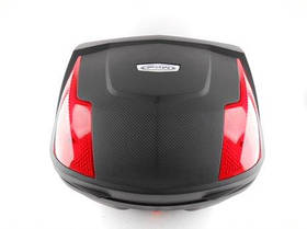 Кофр для мотоцикла чорний матовий HF-888 33 л.