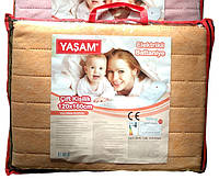 Електропростирадло YASAM Байка Туреччина 55163 120x160 см деяло з підігрівом персиковий колір