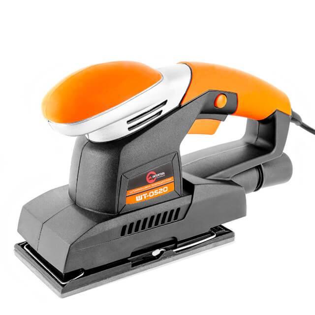 Шліфмашина вібраційна STORM 200Вт, 11000 кол./хв, платформа 187x90мм INTERTOOL WT-0520, фото 1