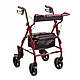 Ролер (ролатор) алюмінієвий з великими колесами OSD-Rolly2 ходунки на колесах для інвалідів людей похилого віку, фото 3