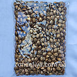 Намистина з глітером "Кісточка" червоне золото, фото 2