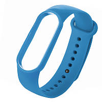 Ремінець для фітнес браслету Mi Band 5/6/7 Silicone, Blue