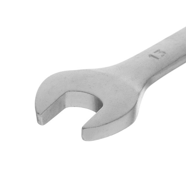 Ключ рожково-накидний шарнірний 13 мм, CrV, покриття сатин-хром INTERTOOL XT-1413 - фото 2 - id-p1673009773