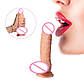 Фалоімітатор жіночий на присоску 19 см великий реалістичний, фото 2