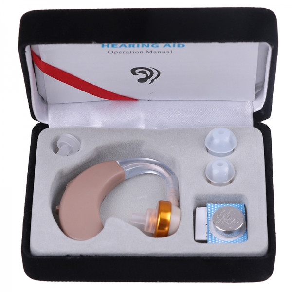 Слуховий апарат завушний Axon V-163 підсилювач слуху звуку