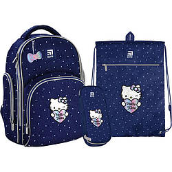 Набір рюкзак Kite + пенал + сумка для взуття SET_HK22-706S Hello Kitty