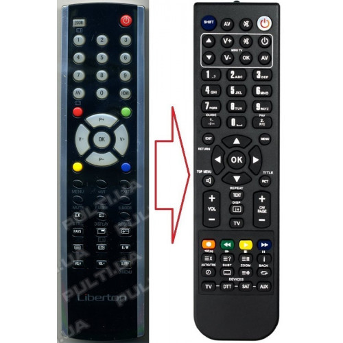 Пульт для телевізора LIBERTON PDP42710 (аналог), фото 1