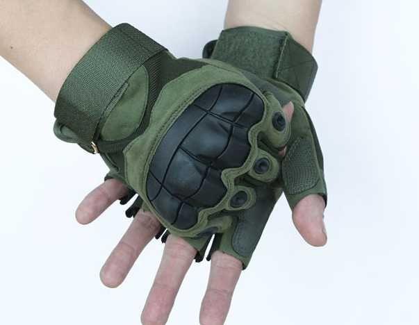 Тактичні рукавички БП, рукавички для військових, зелені, розмір XL