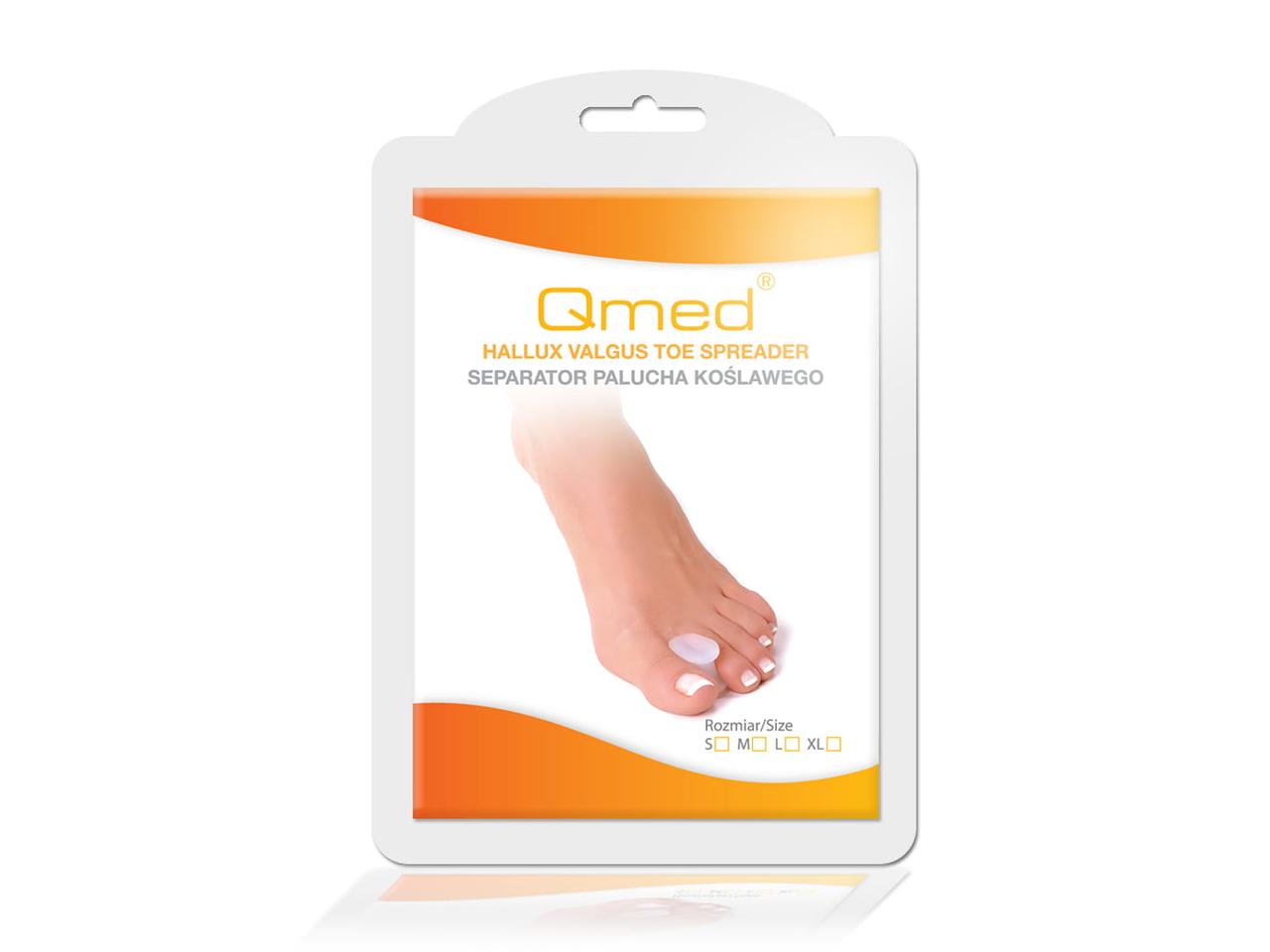 Міжпальцеві перегородки 2 шт. Qmed Hallux valgus toe separator I201