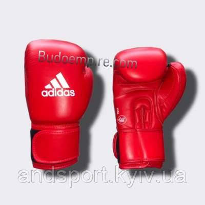 Боксерські рукавиці з ліцензією AIBA ↓ червоні ↓ ADIDAS AIBAG1, фото 2