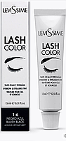 Фарба для брів і вій Levissime Lash Color No1-6 Ісиня-чорний 15 мл.