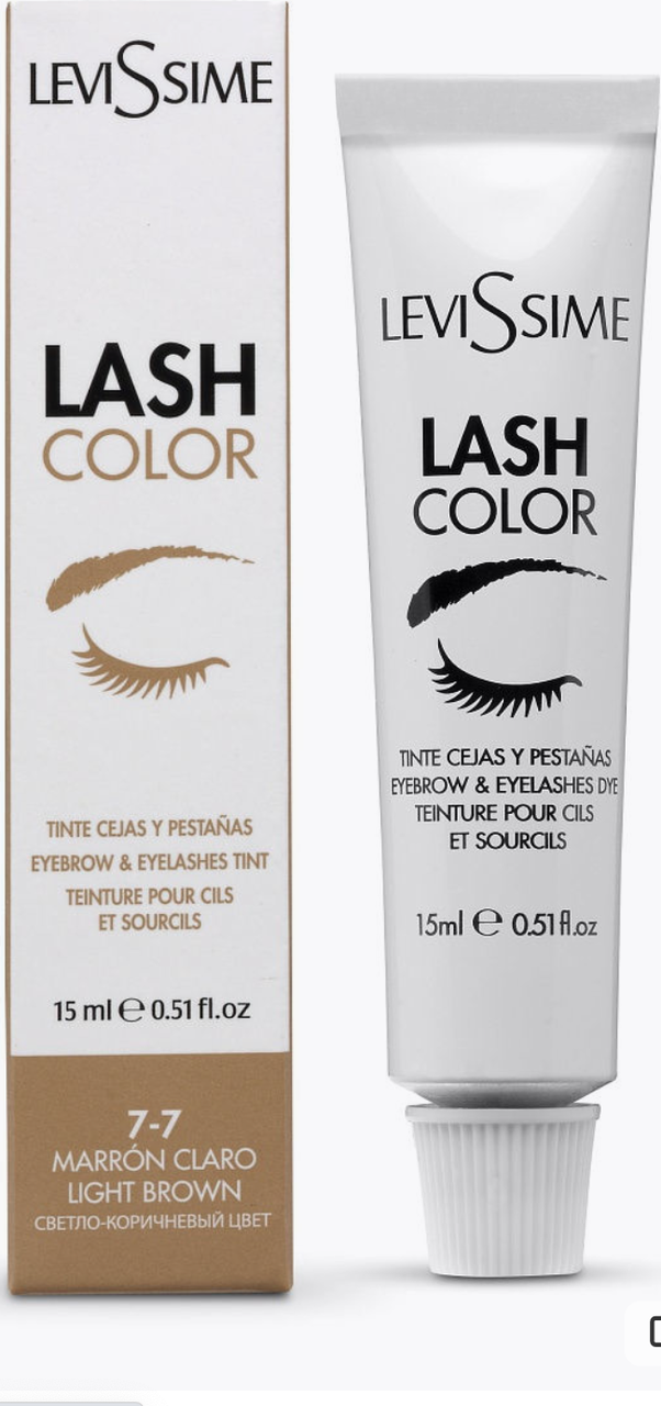 Фарба для брів і вій Levissime Lash Color No7-7 Світло-коричневий 15мл ., фото 1