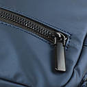 Сумка чоловіча маленька Hyss Bolo через плече синя текстильна міні сумочка з водонепроникної тканини, фото 5