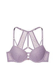 Мереживний бюстгальтер на легкої підкладці Victoria's Secret Lightly Lined Lace Plunge Bra р.32С (70C)