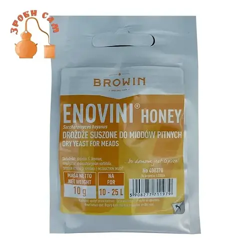 Купить Дрожжи для меда Enovini Honey 10г (Browin Польша). Дрожжи для ...