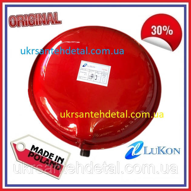 Бак розширювач для систем опалення 6 л. Плоський. Lukon (Польща)