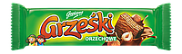 Вафлі хрусткі з горіховим кремом у молочному шоколаді Grześki в упаковці 36 г*36 шт TM Goplana Польша
