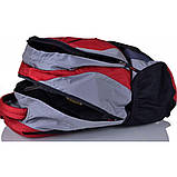 Міський надійний рюкзак Onepolar R1316 червоний із сірим, фото 4
