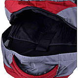 Міський надійний рюкзак Onepolar R1316 червоний із сірим, фото 5