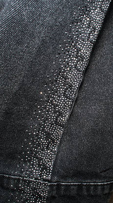 Кардиган жіночій джинсовий  з капюшоном 46,48, фото 2