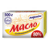 Масло селянське солодковершкове 73% жирності в ящиках по 10 кг,  ТМ Радомілк, фото 2